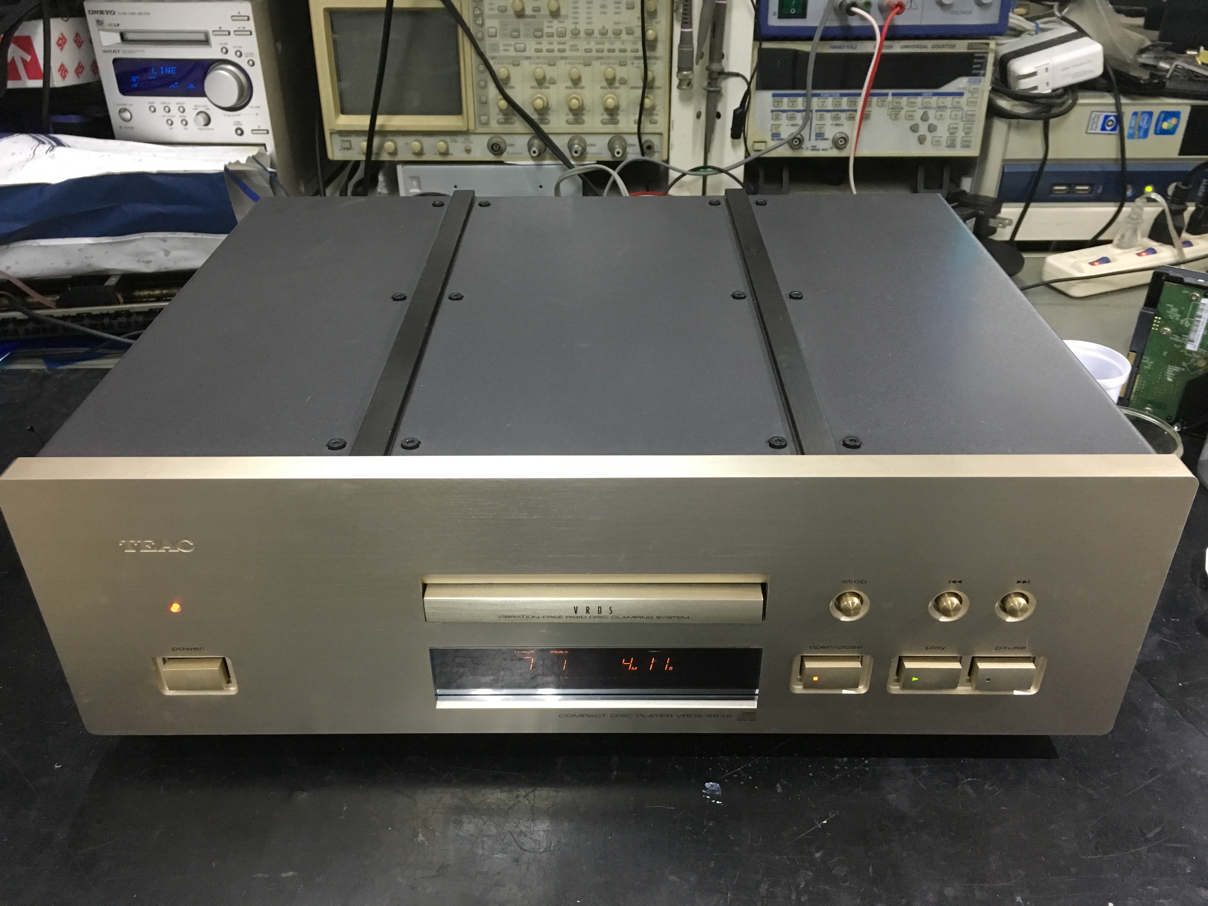 CDプレーヤー TEAC VRDS-25XS 修理 | 有限会社テクニカルPC